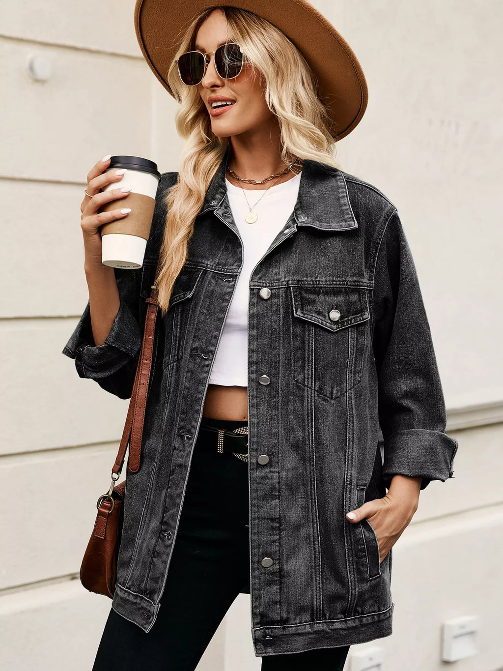 Button Up Long Sleeve Denim Jacket (9)