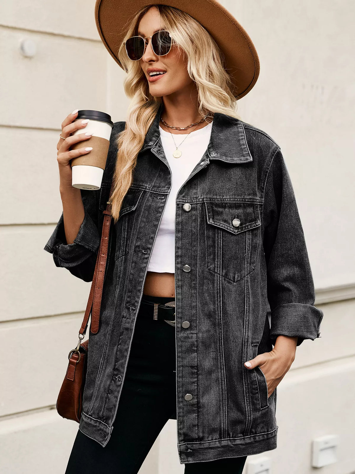 Button Up Long Sleeve Denim Jacket (9)