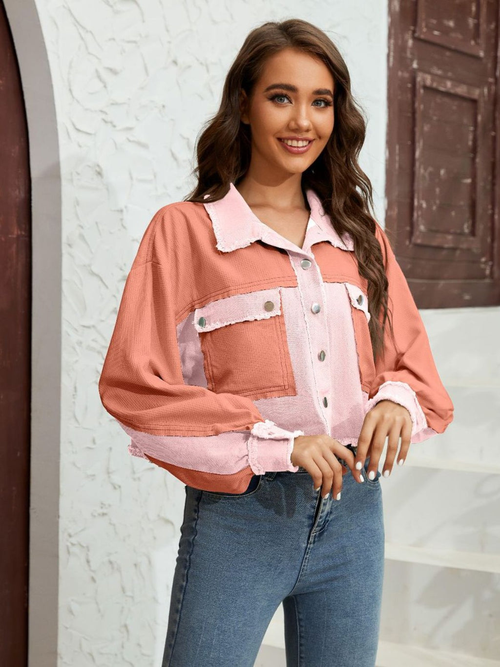 Block Crop Jacket Pockets (2)
