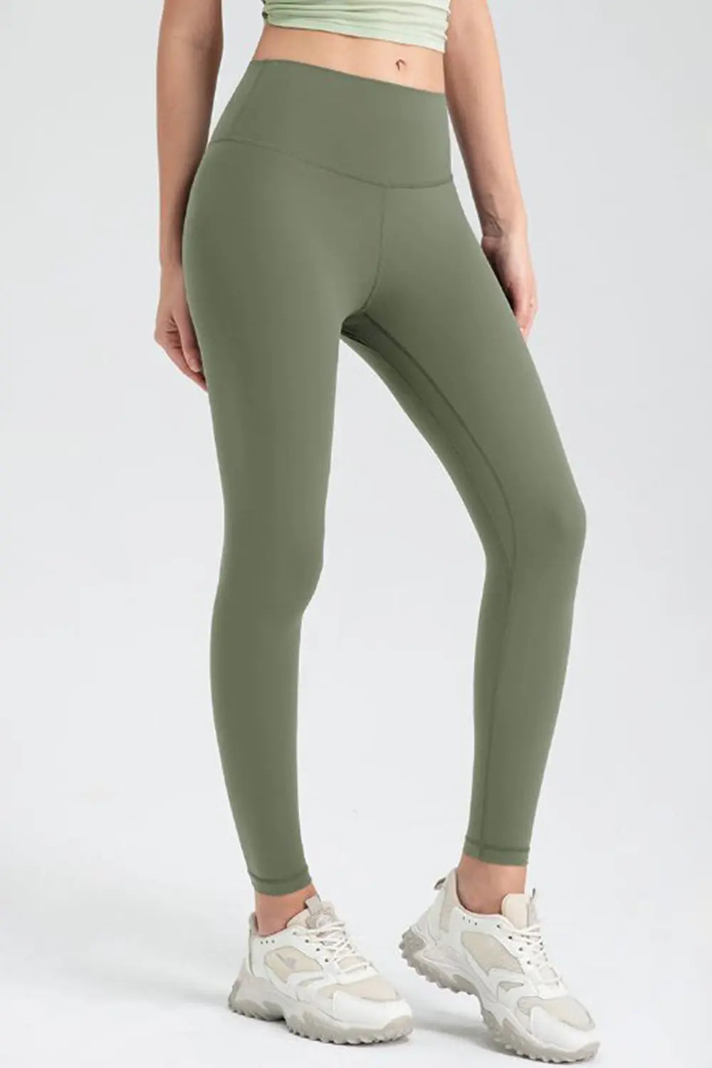 Wide Waistband Slim Fit Active Leggings (13)