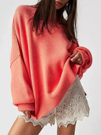 Round Neck Long Sleeve Sweater (7)