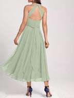 Ruched A-line Midi Dress (17)