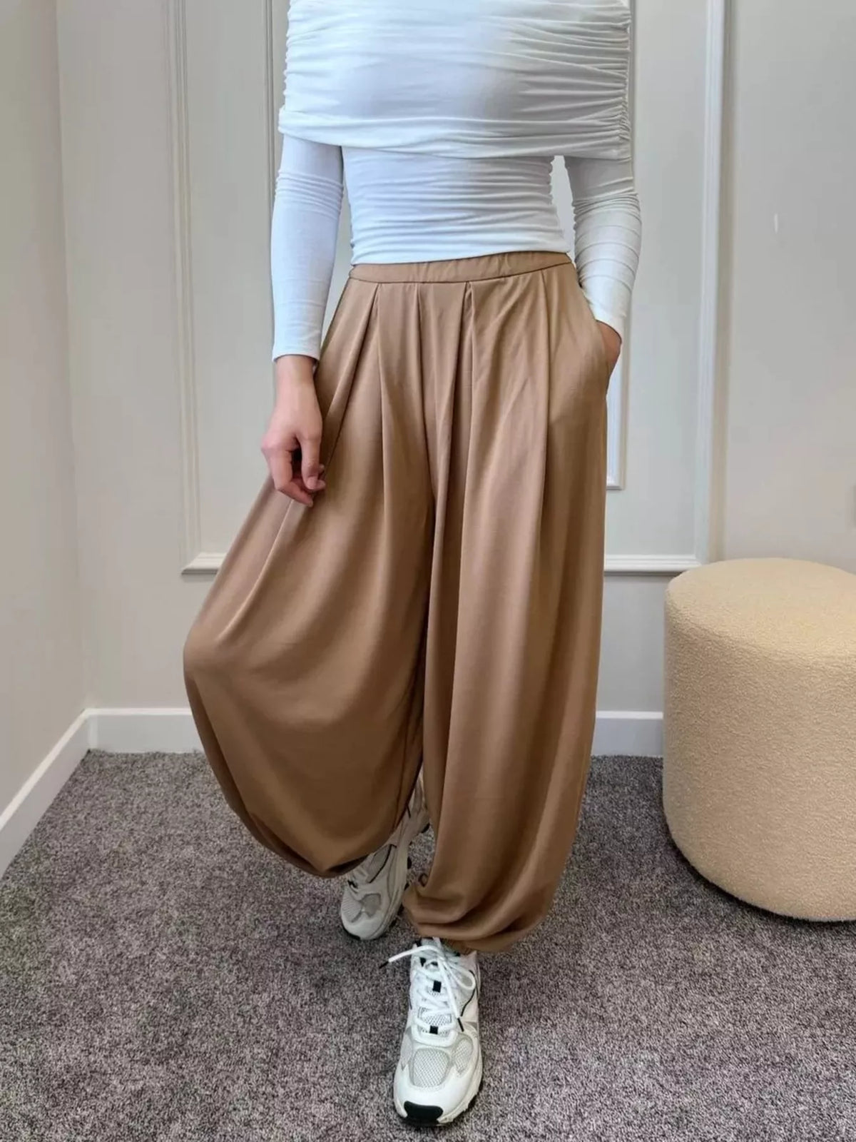 High-waisted Wide-leg Pants (21)