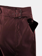 Half Elastic Waist Wide Leg Pants (6)