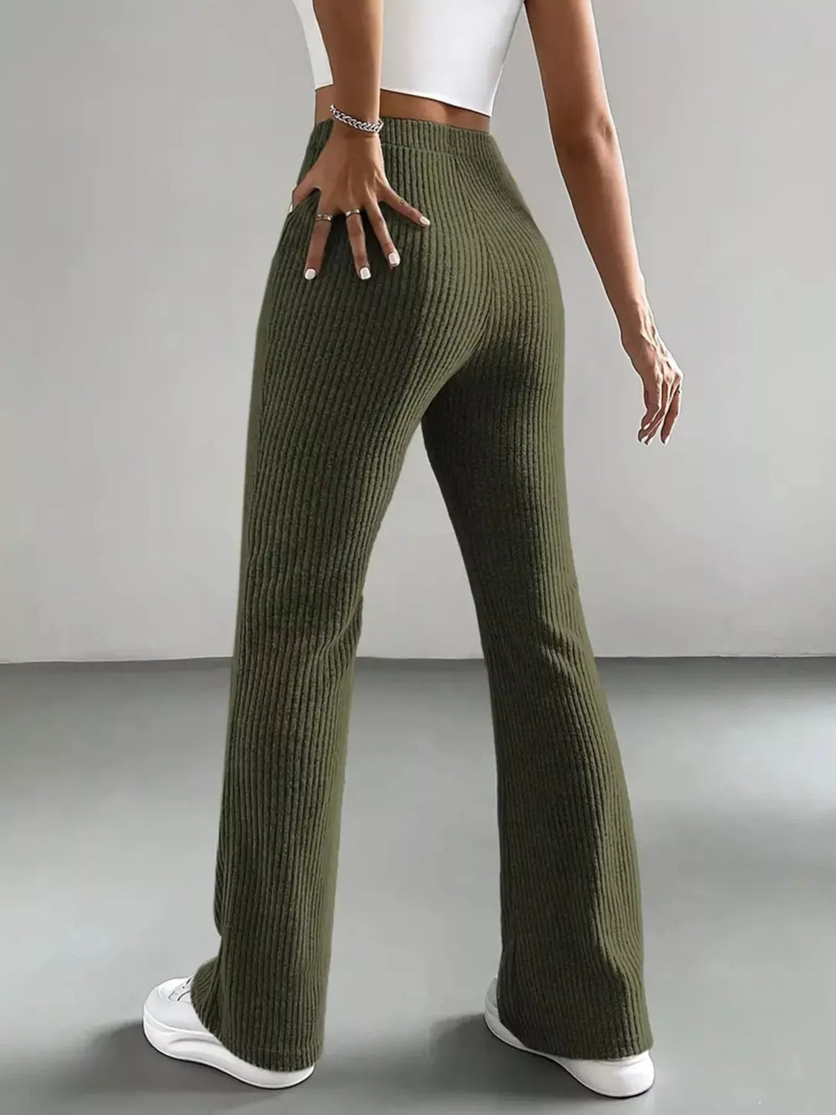 High Waist Flare Pants (4)