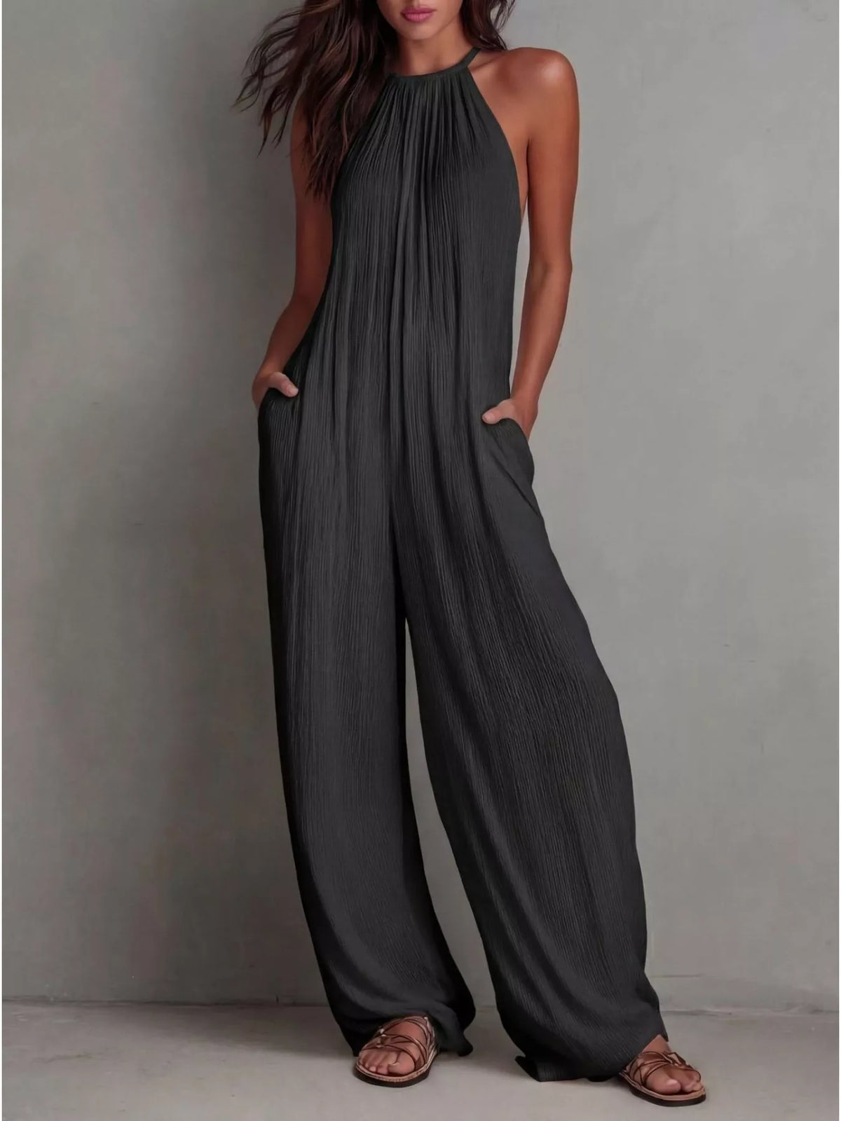 Sleeveless Wide-leg Jumpsuit (4)