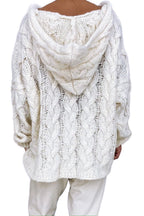 Cable-knit Hooded Sweater (16)