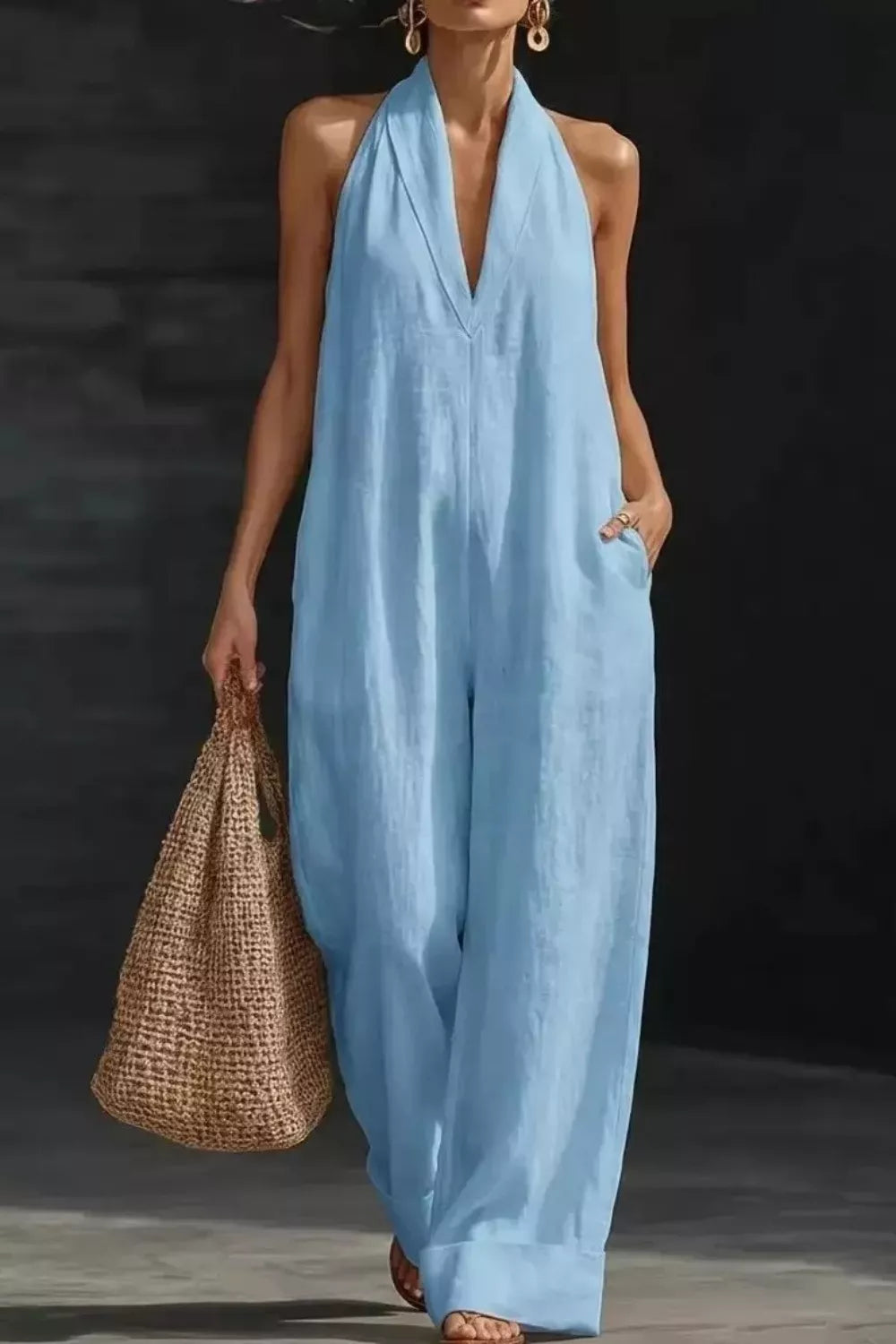 Sleeveless Wide Leg Jumpsuit (10)