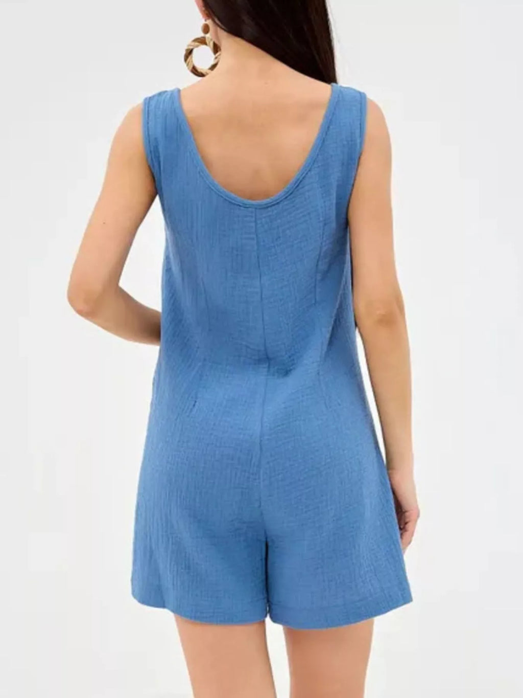 Casual Button-down Sleeveless Romper (12)