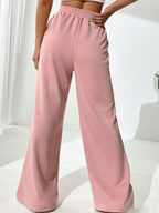 Elastic Waist Wide Leg Pants (15)