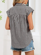 Gingham Button-down Shirt (10)