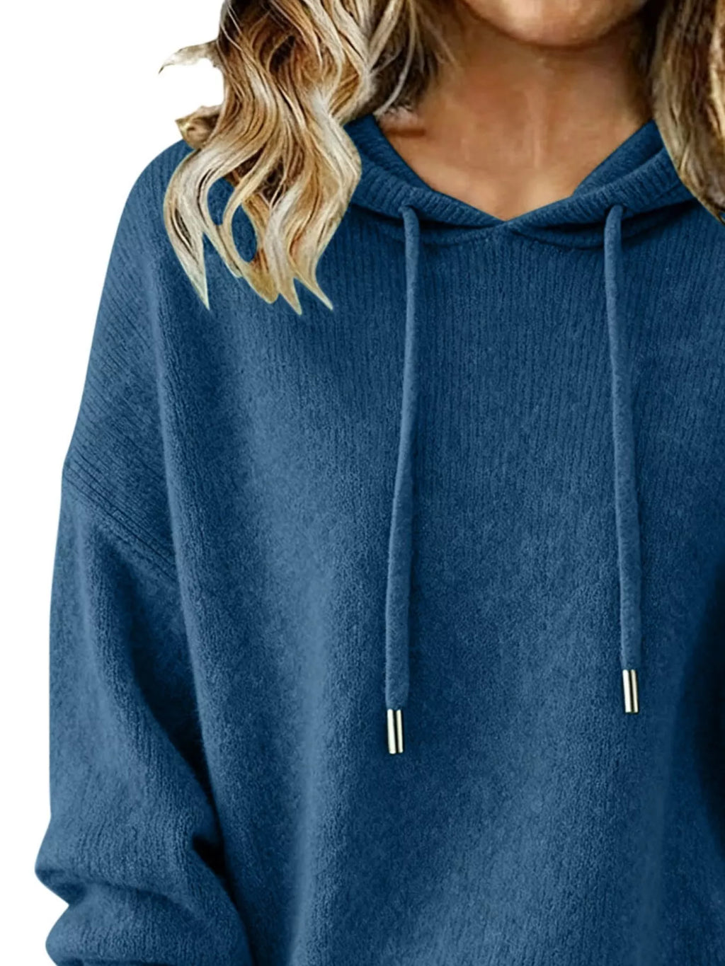 Drawstring Long Sleeve Hooded Sweater (17)