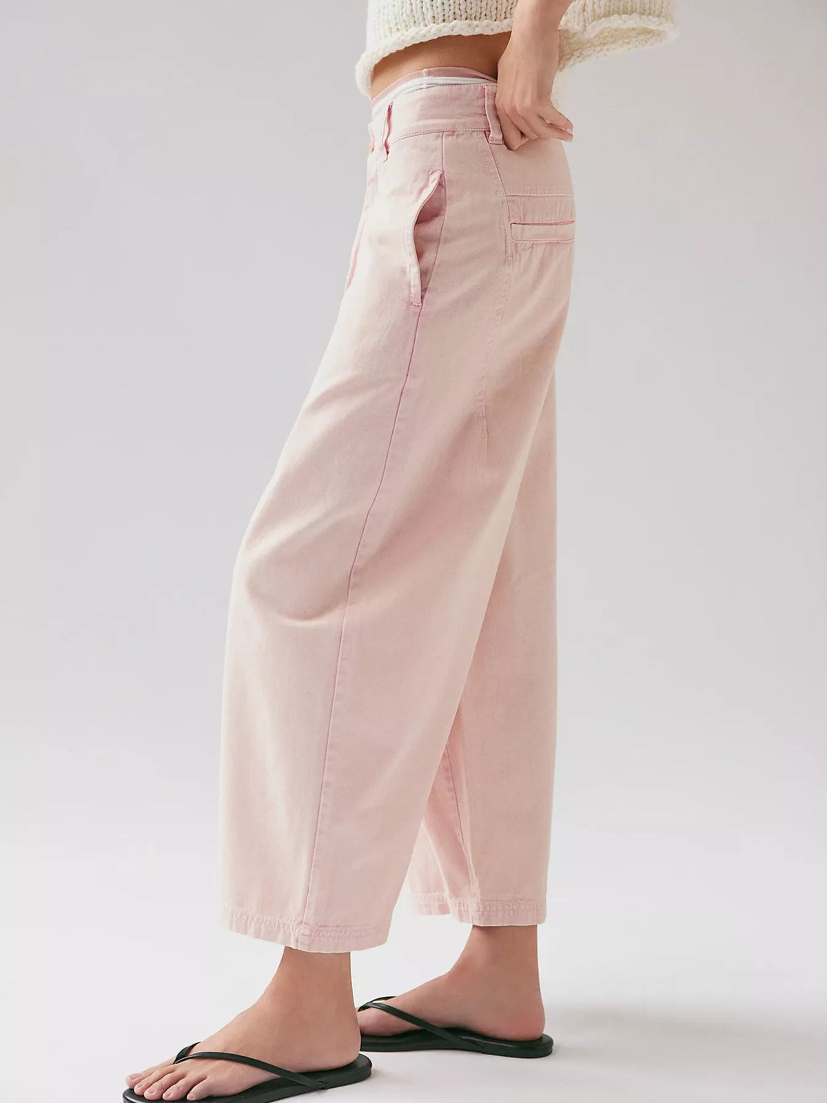 Wide-leg Cropped Jeans (5)