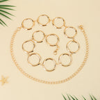 Circle Metal Chain Belt photo 12