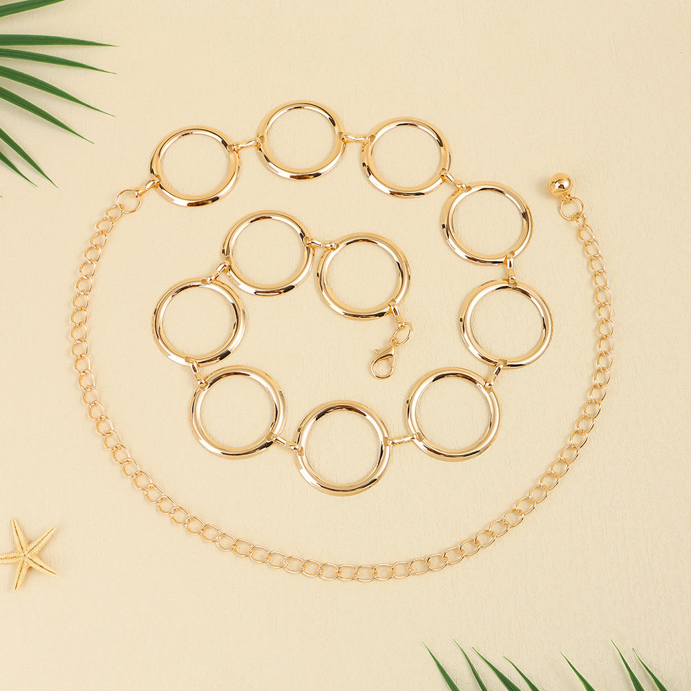 Circle Metal Chain Belt photo 12