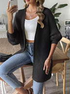 Open Front Drop Shoulder Cardigan (9)
