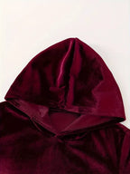 Full Size Velvet Hoodie Pants Set Plus (20)