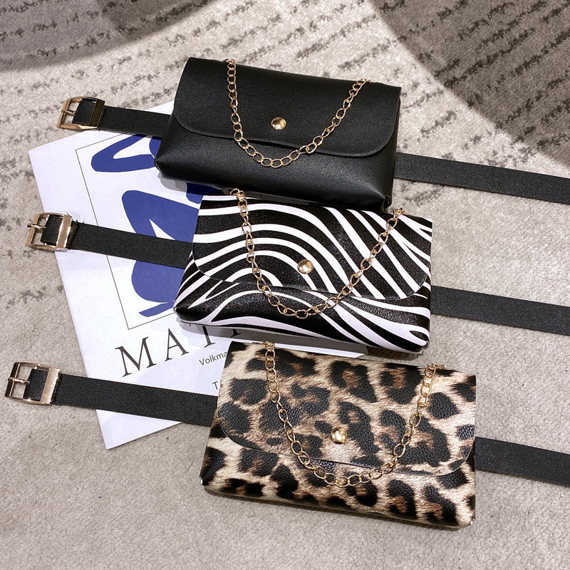 Retro Animal Print Belt Bag photo 1