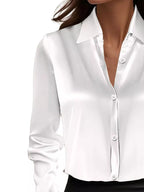 Full Size Button Down Collared Neck Long Sleeve Shirt Plus (21)