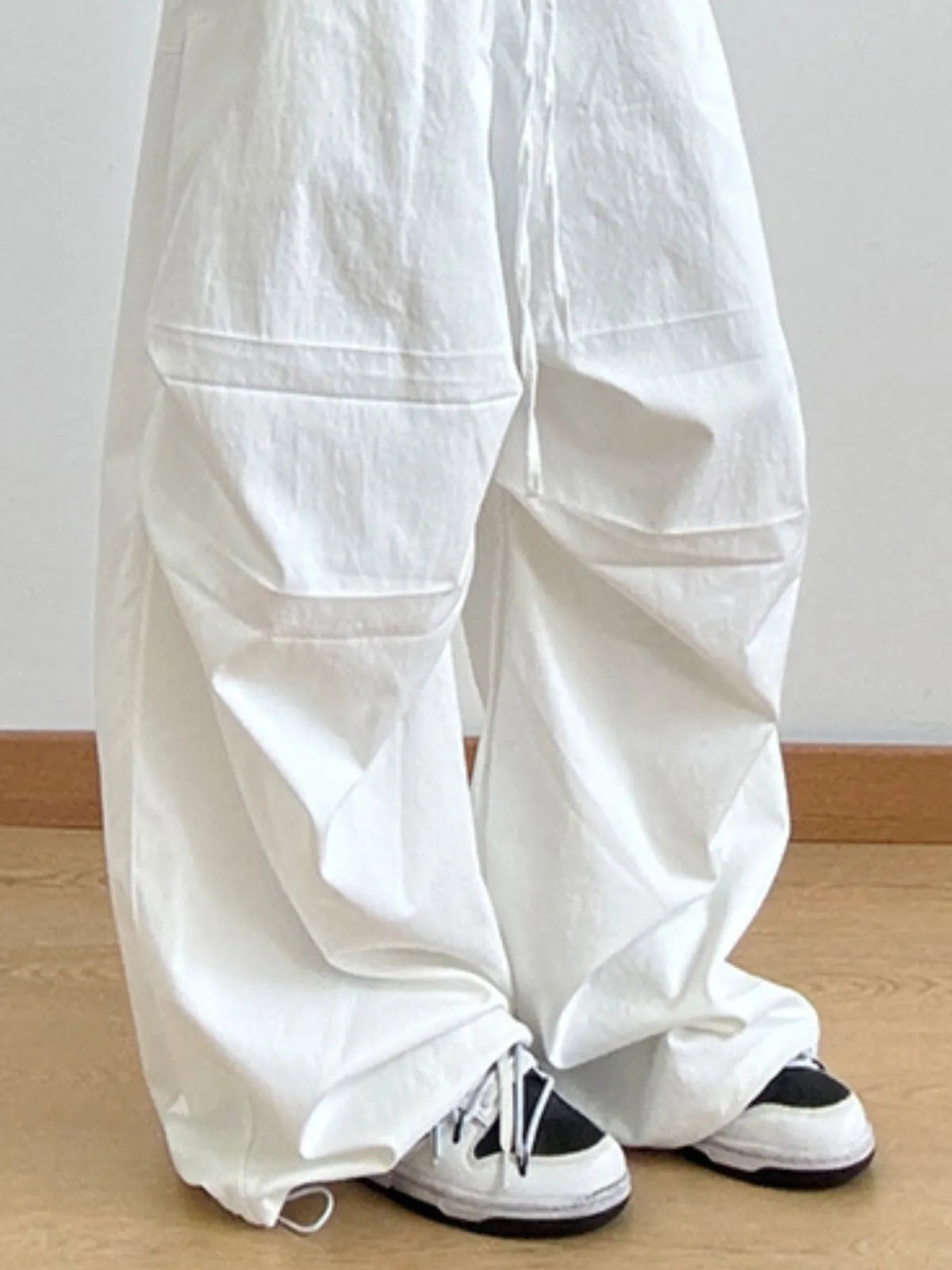 Wide Leg Casual Drawstring Pants (13)