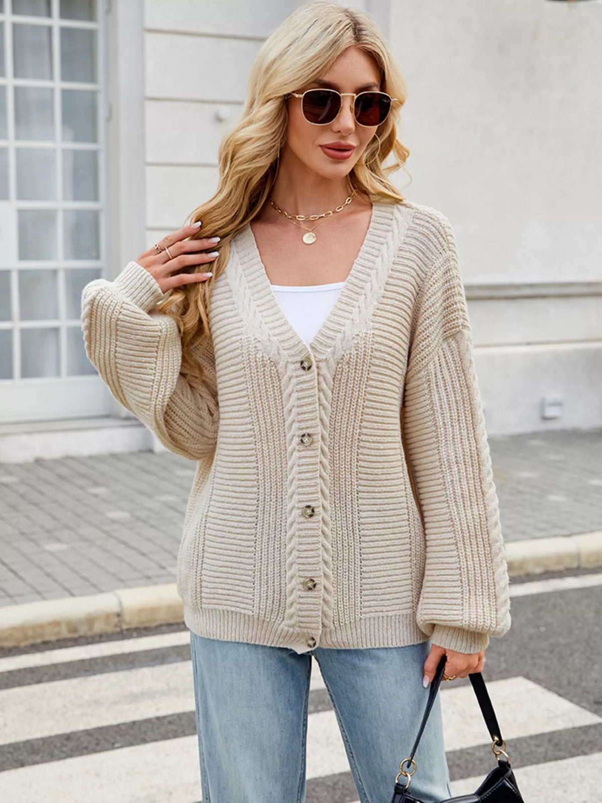 Button Up Long Sleeve Cardigan (15)