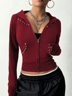 Zip-up Long Sleeve Hoodie (19)