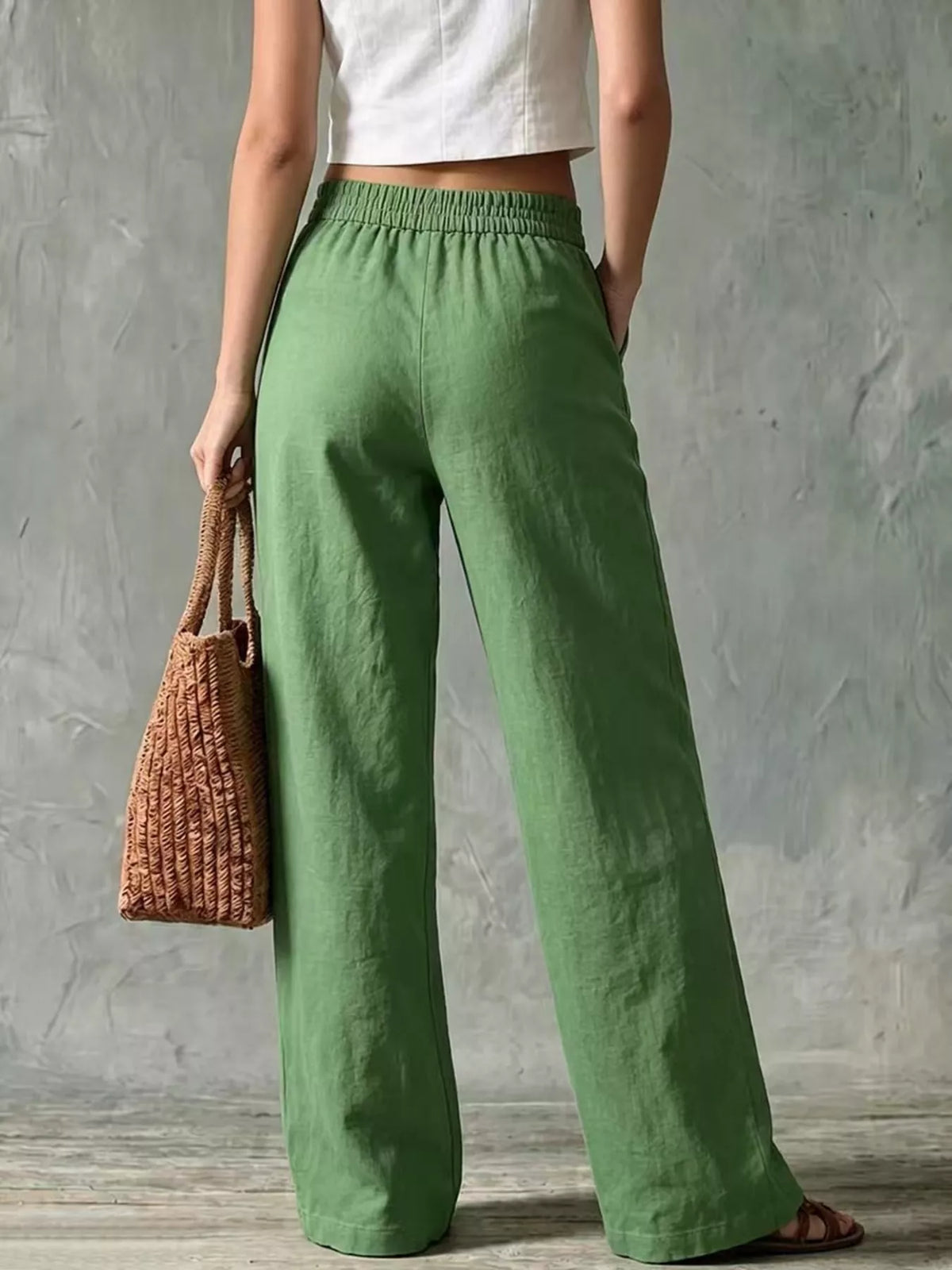 Full Size Wide Leg Pants Plus (2)
