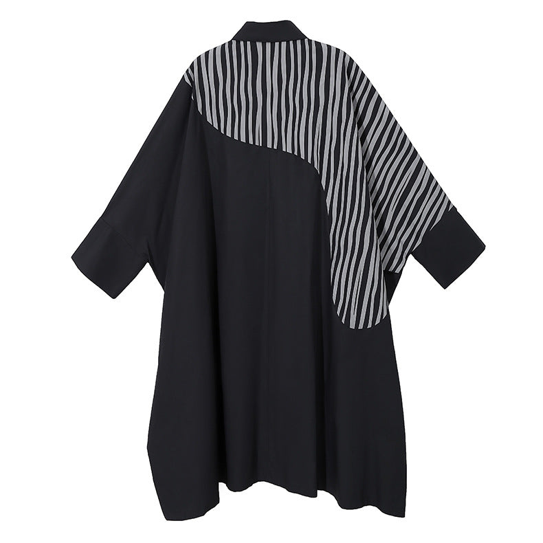 Autumn Single-breasted Loose Dress photo 12