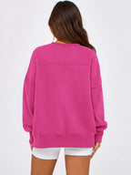 Casual Loose Side Slit Sweatshirt (19)