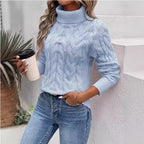 Cable-knit Turtleneck Sweater photo 2