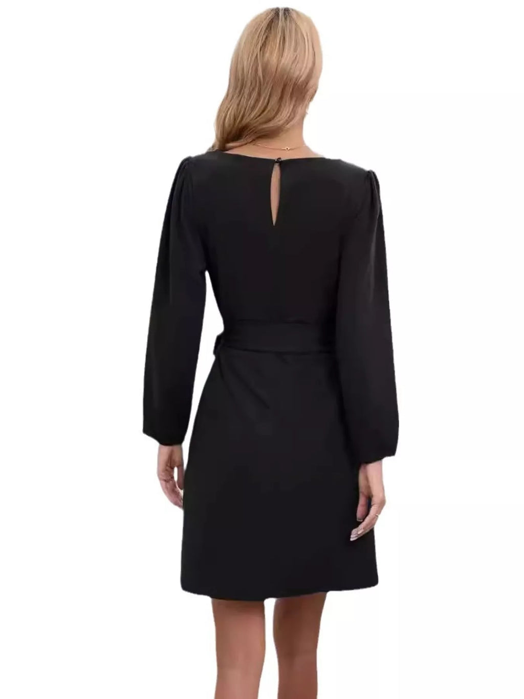 Tie-waist Mini Dress (8)