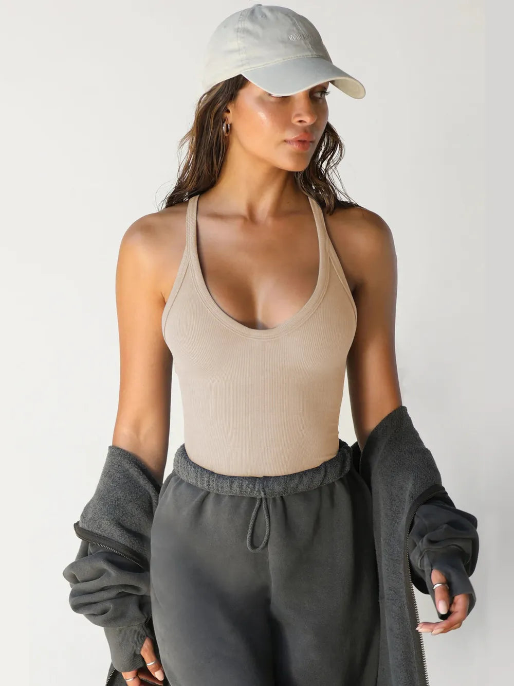 Scoop Neck Wide Strap Tank (5)