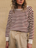 Striped Crew Neck Sweater (9)