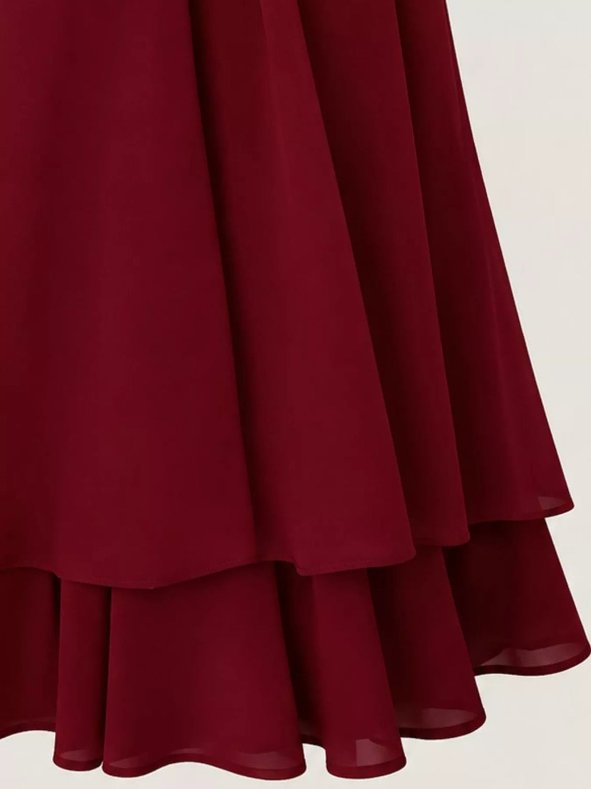 Halter Neck Chiffon Mini Dress (25)