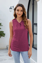 Twisted Solid Color Tank (15)
