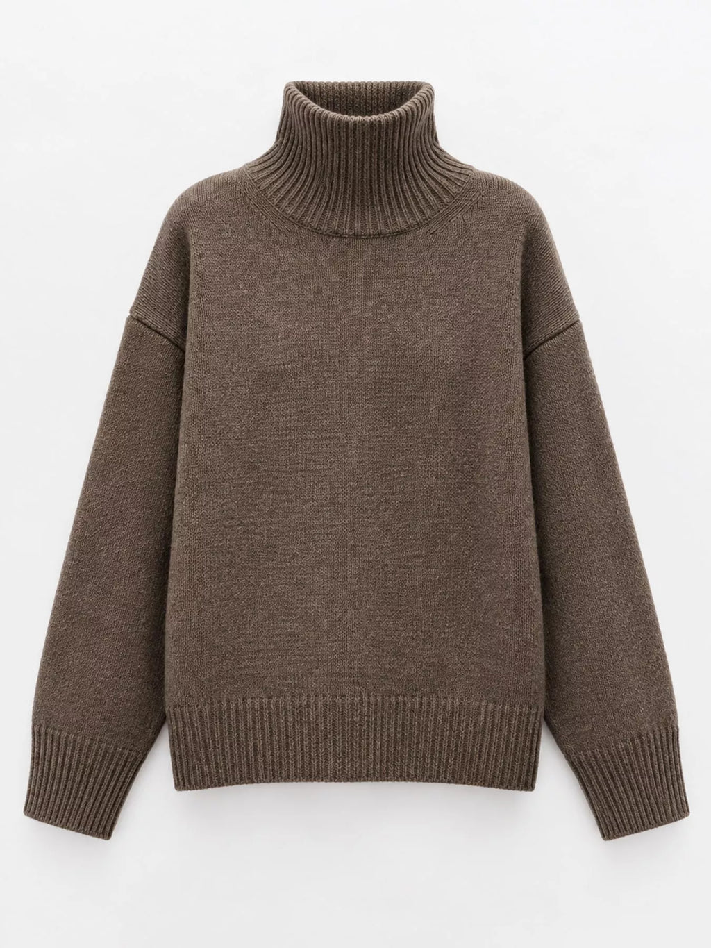 Oversized Turtleneck Wool Sweater (18)