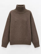 Oversized Turtleneck Wool Sweater (18)