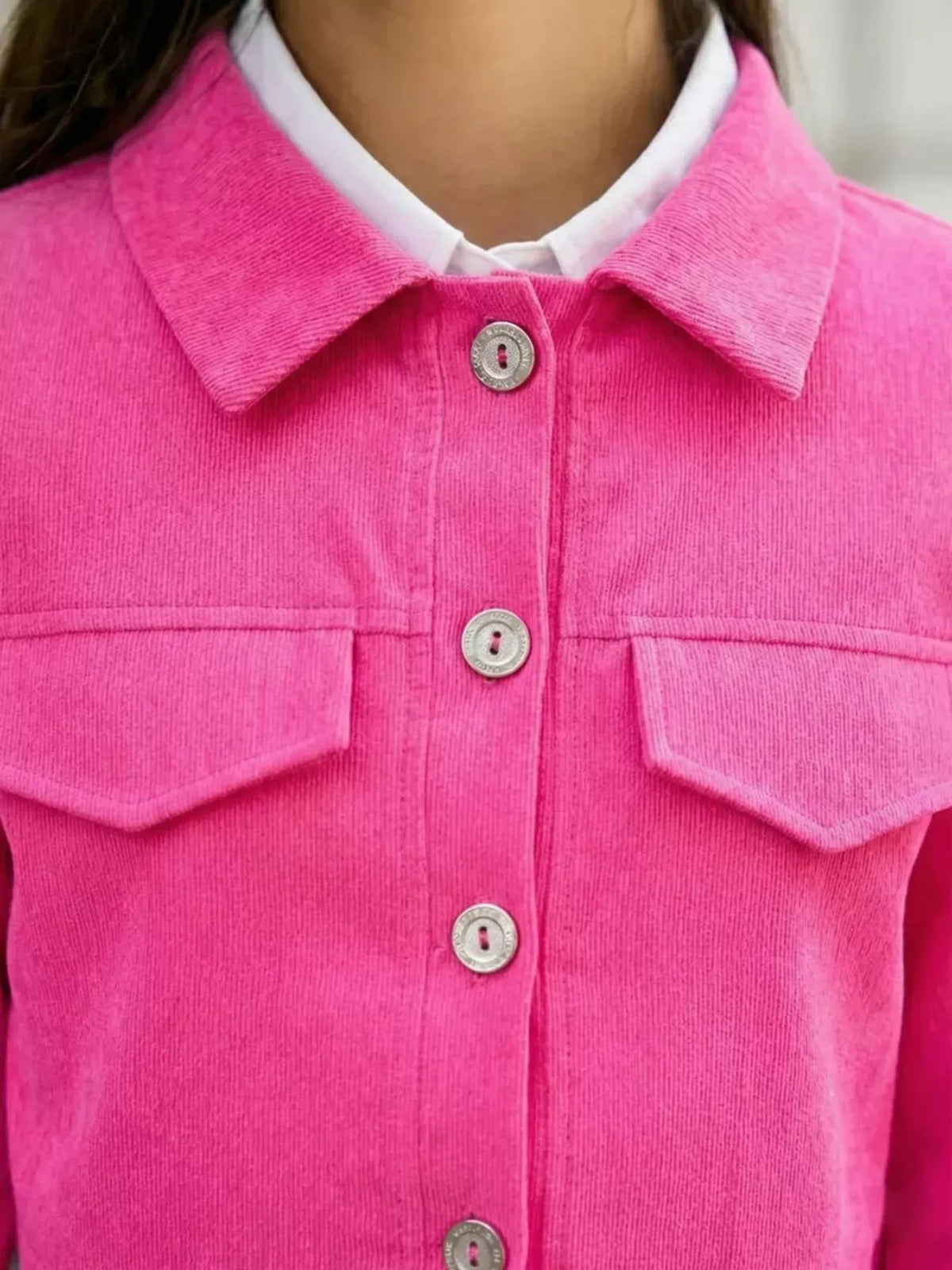 Button Up Cropped Jacket Mini Skirt Set (16)