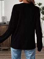 Ribbed Button Detail Long Sleeve T-shirt (12)