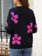 Floral Crew Neck Sweater (12)