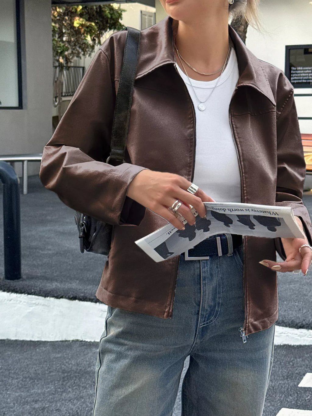 Zip Up Leather Jacket (5)