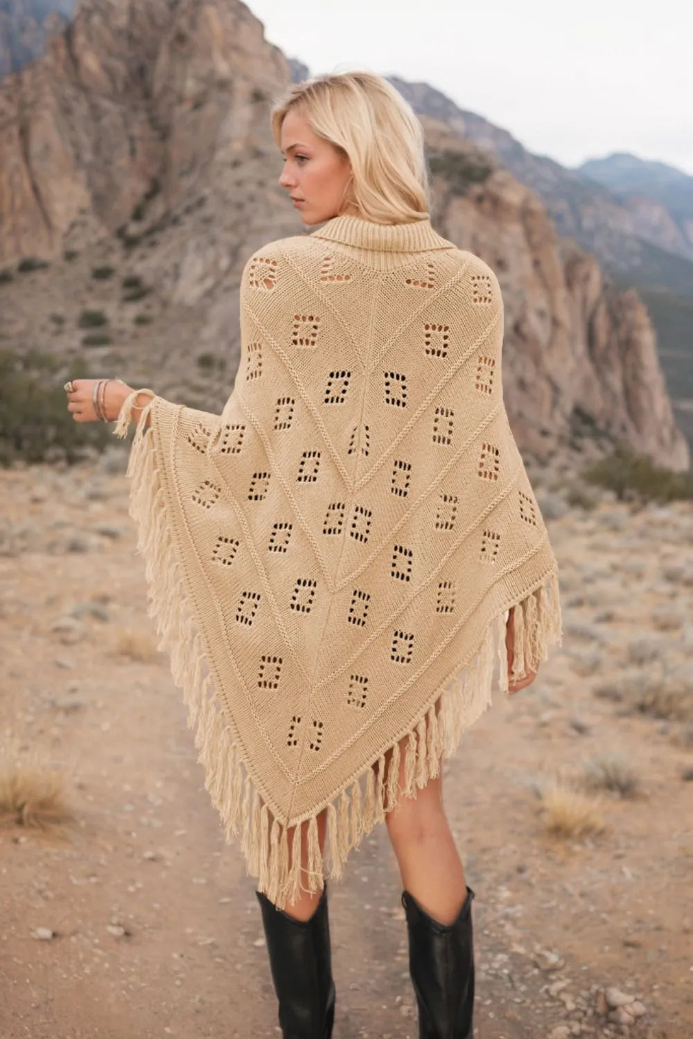 Tassel Hem Knit Cover Up (15)