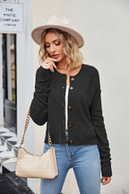 Button Down Exposed Seam Cardigan (7)