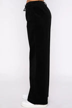 Drawstring Waist Wide Leg Active Pants (3)