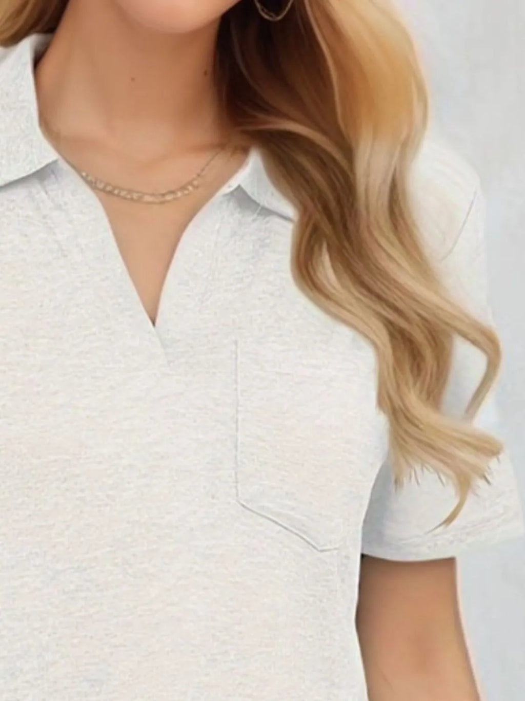 Johnny Collar Short Sleeve Top (17)