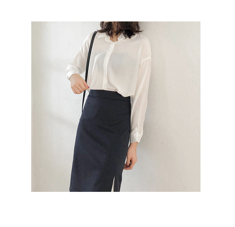 Irregular Pleated Skirt High Waist Mermaid Autumn photo 4