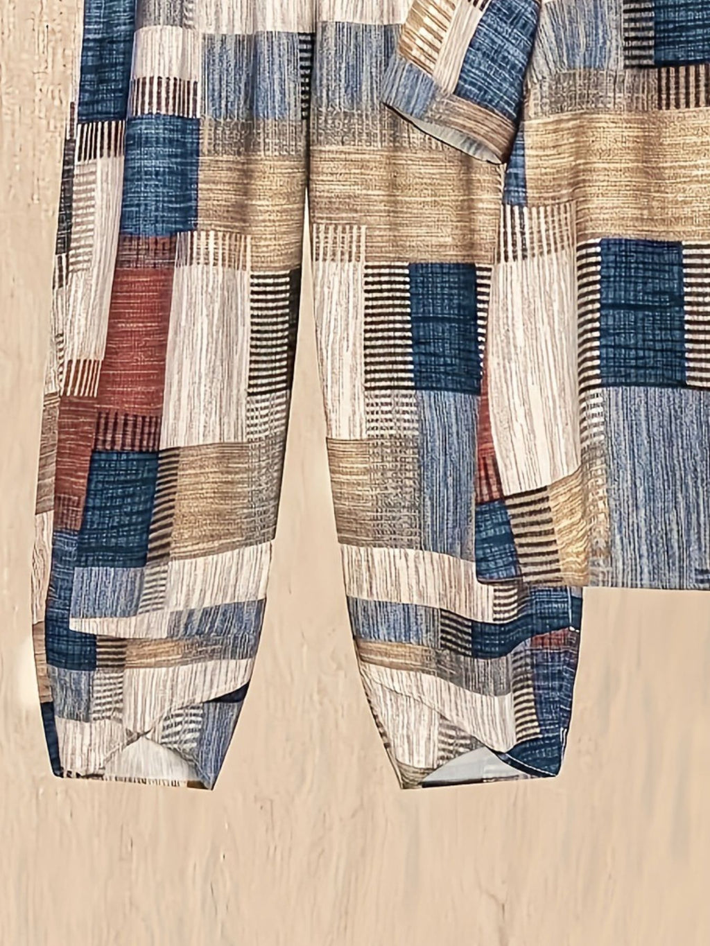 Printed Half Sleeve Top Pants Set (6)