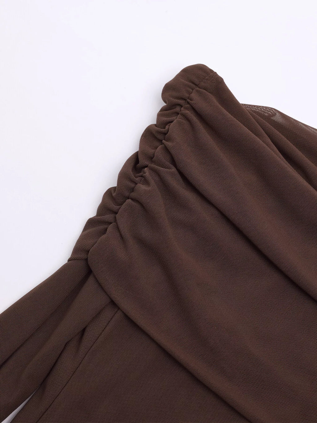 Off-shoulder Ruched Long Sleeve Maxi Dress (27)