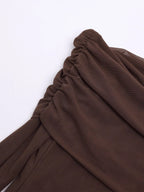 Off-shoulder Ruched Long Sleeve Maxi Dress (27)
