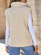 Corduroy Zip Up Vest Coat (8)